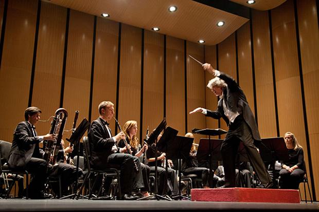 Jack Delany at the Meadows Wind Ensemble